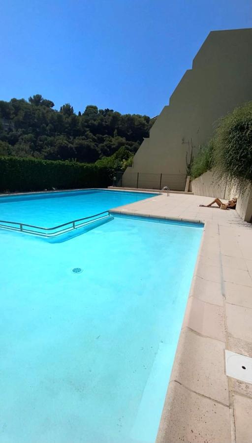 Appartement Luxe - 3 Pieces Avec Vue Mer, Piscine Et Tennis Νίκαια Εξωτερικό φωτογραφία