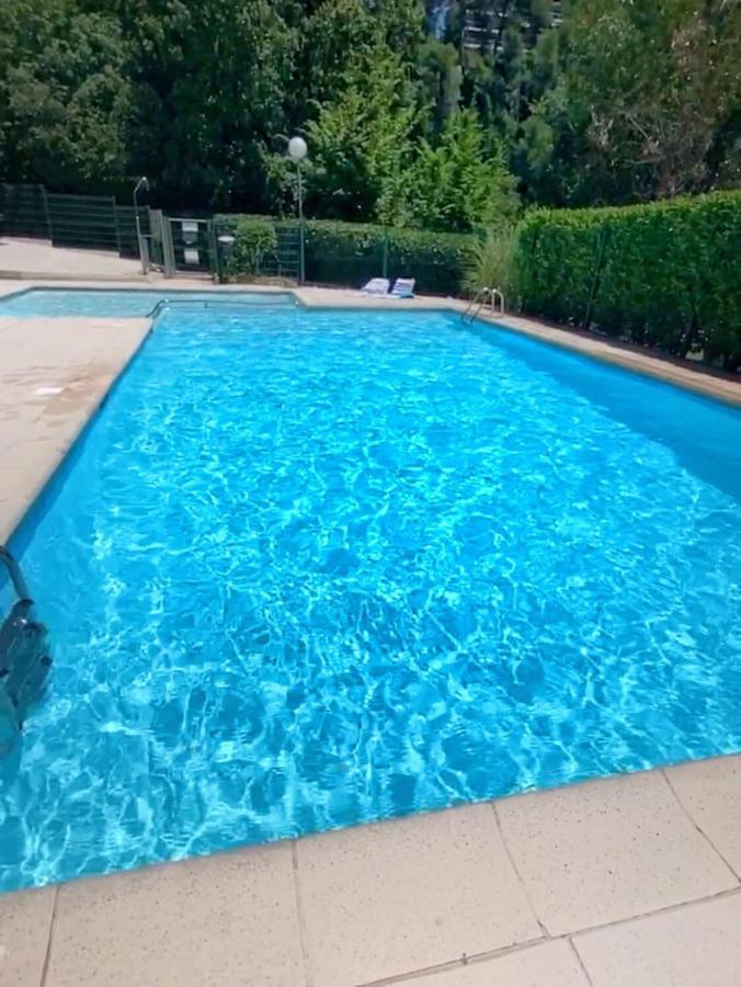 Appartement Luxe - 3 Pieces Avec Vue Mer, Piscine Et Tennis Νίκαια Εξωτερικό φωτογραφία