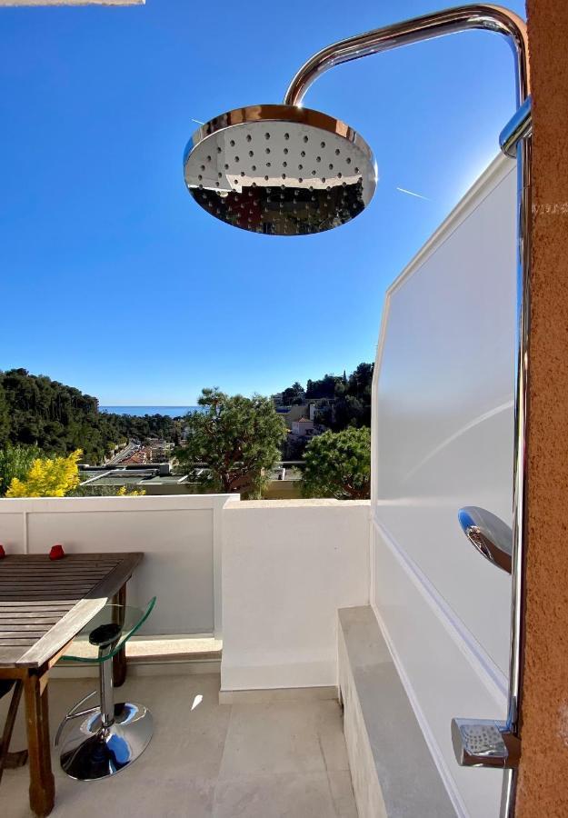 Appartement Luxe - 3 Pieces Avec Vue Mer, Piscine Et Tennis Νίκαια Εξωτερικό φωτογραφία